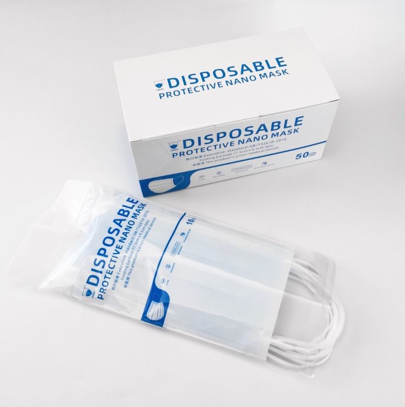 Einfach zu Atem-medizinische Masken-höher flüssige beständige Wegwerfschicht kundengebundenem Logo fournisseur